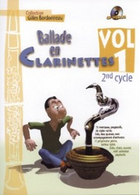 BORDONNEAU BALLADE EN CLARINETTE CYCLE 2 VOL 1 AVEC CD ED HIT DIFFUSION