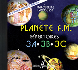CD PLANÈTE FM 3 RÉPERTOIRES - ACCOMPAGNEMENTS ET DICTÉES