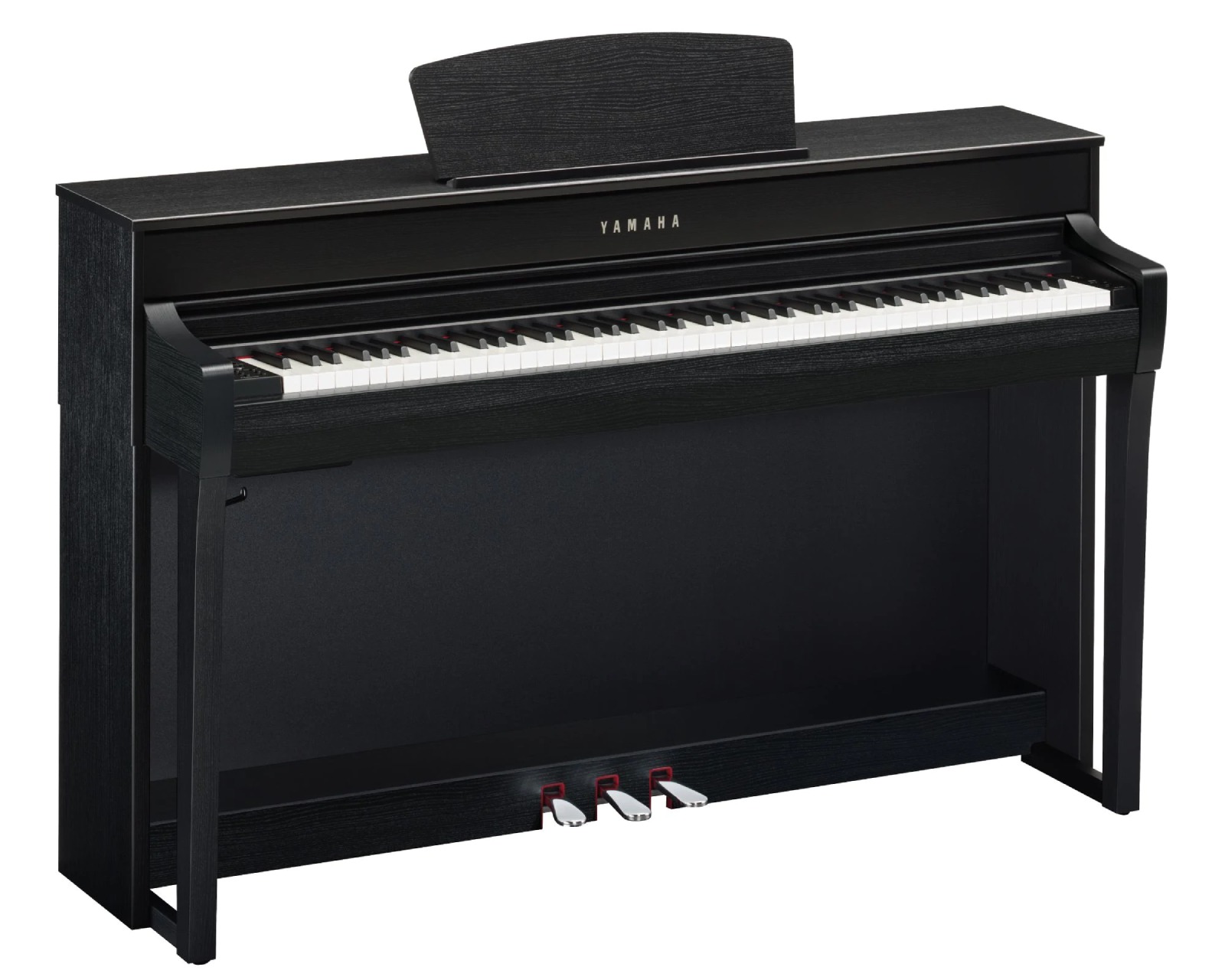 Piano numérique à 88 touches lestées P515 B de Yamaha avec support à  clavier à double renfort - Noir