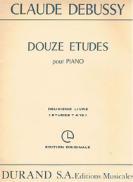 DEBUSSY - DOUZE ETUDES POUR PIANO ED DURAND