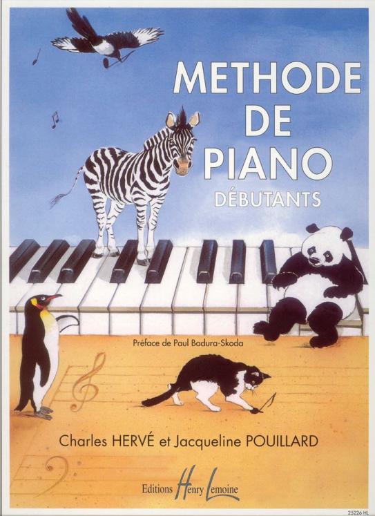 HERVE POUILLARD METHODE PIANO DEBUTANTS ED LEMOINE