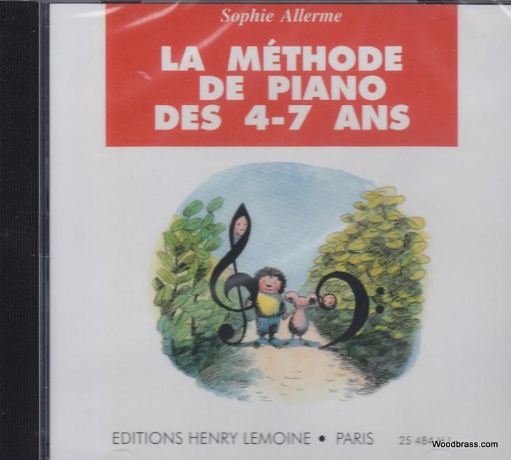 ALLERME METHODE DES 4-7 ANS CD SEUL ED LEMOINE