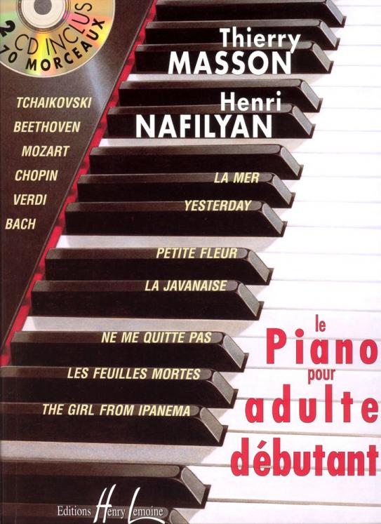 MASSON NAFILYAN METHODE  PIANO ADULTES DEBUTANTS (livre) ED LEMOINE