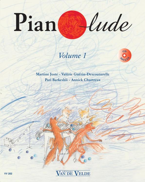 PIANOLUDE VOL 1 (livre) METHODE PIANO ED VAN DE VELDE