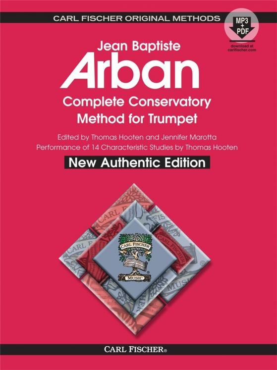 ARBAN COMPLETE CONSERVATORY METHOD FOR TRUMPET (NOUVELLE VERSION AVEC MP3 + PDF)