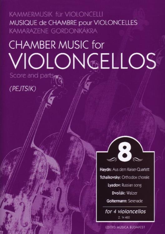 CHAMBER MUSIC FOR KAMMERMUSIK FUR VIOLONCELLO 8 SET 2 OR MORE VIOLONCELLI ED EMB
