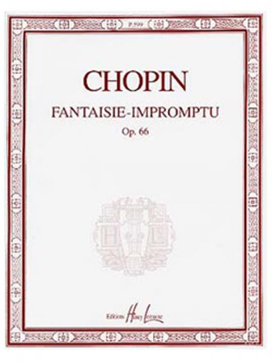CHOPIN IMPROMPTU OP 66 POUR PIANO ED LEMOINE