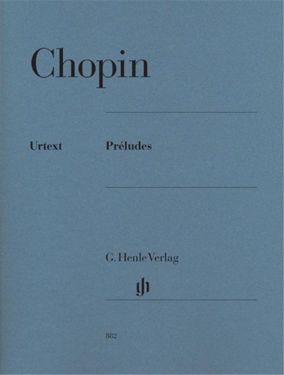 CHOPIN PRELUDES PIANO ED HENLE VERLAG