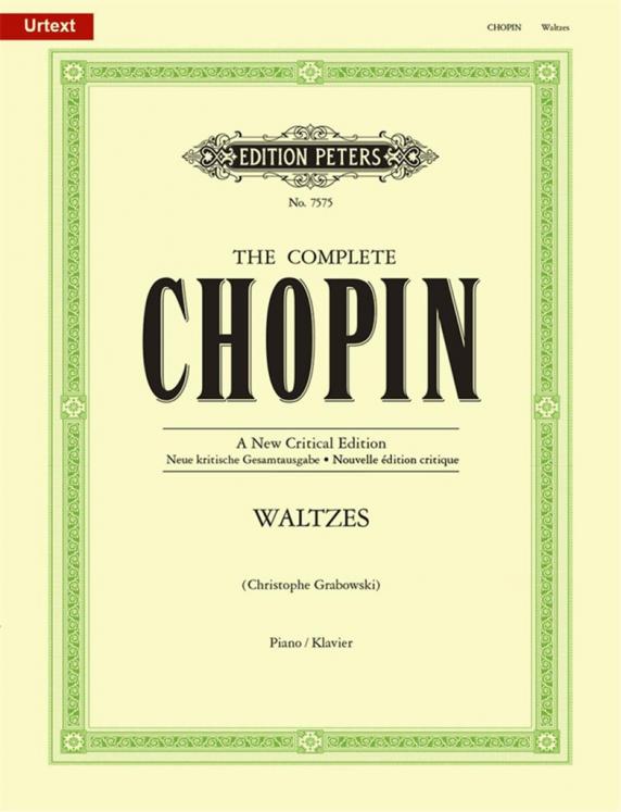 CHOPIN VALSES PIANO ED PETERS