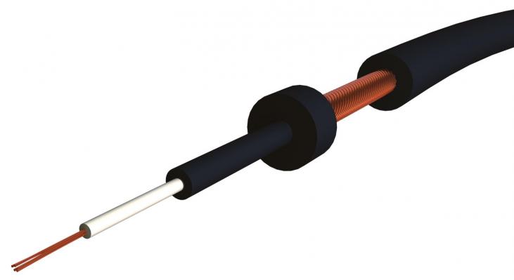 COBRA - Câble instrument souple asymétrique analogique 0.22 mm² blindé par guipage Ø6,00 mm