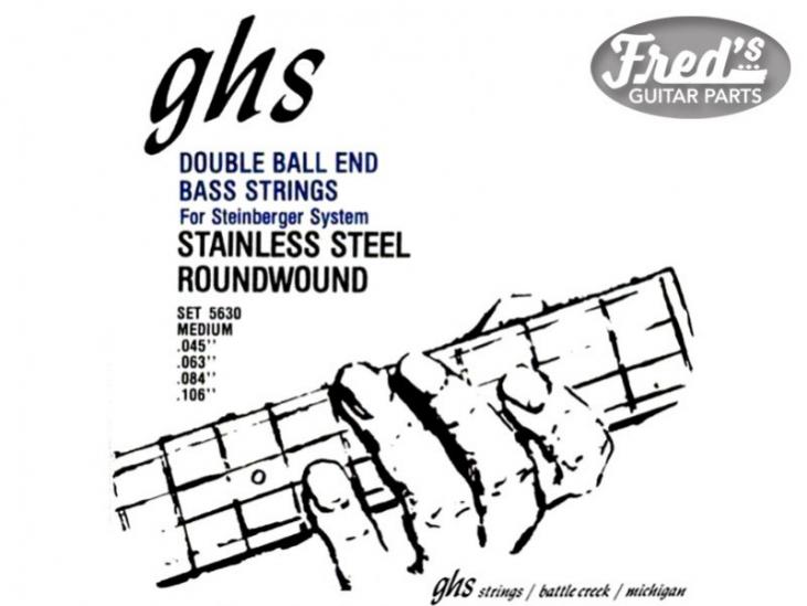 GHS BASS DOUBLE BALL END MEDIUM 045-106