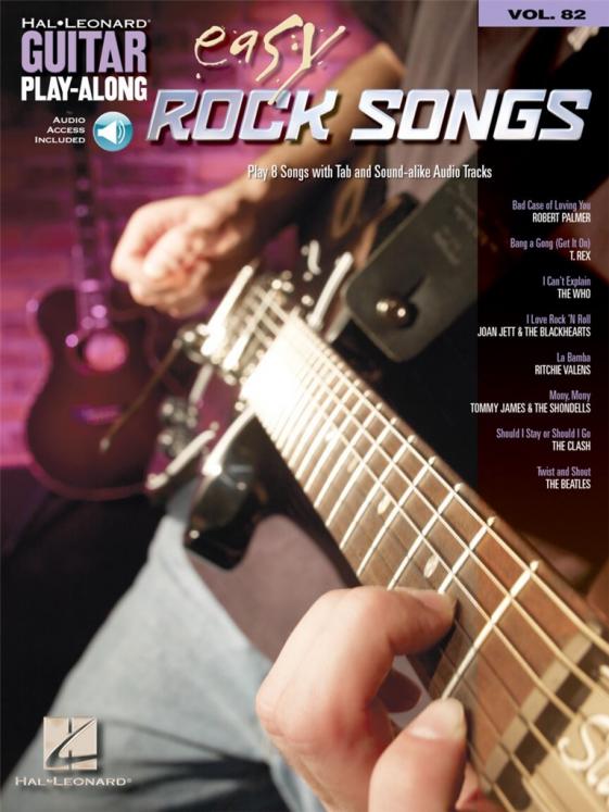 GUITAR PLAYALONG VOL 82 EASY ROCK SONG GUITARE AVEC CD