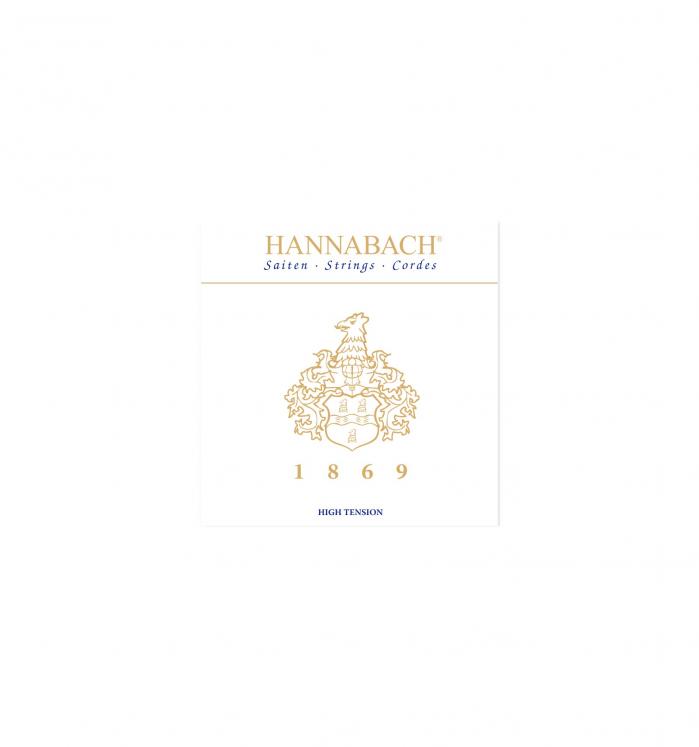 HANNABACH JEU DE CORDES GUITARE CLASSIQUE CARBON GOLD TENSION FORTE