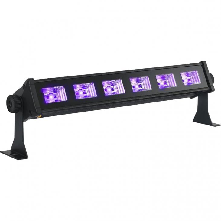 IBIZA LED-UVBAR6 - BARRE A LED UV 6 x 3W