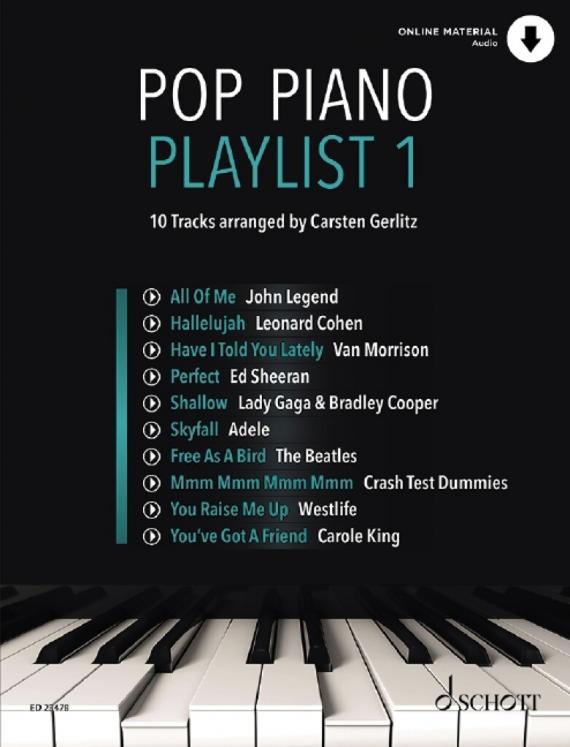 POP PIANO PLAYLIST AVEC ACCES AUDIO ED SCHOTT