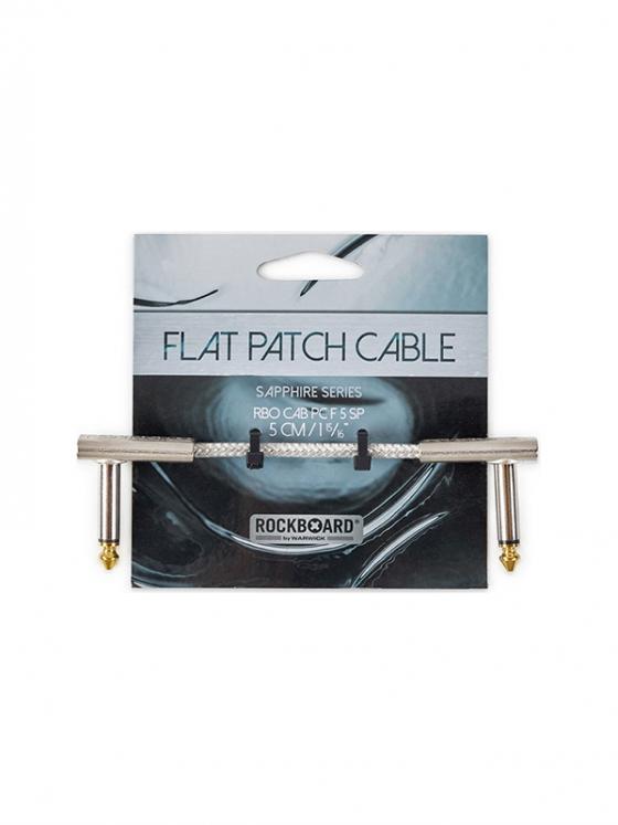 ROCKBOARD CAB-PC-F-5-SP - CABLE PATCH PLAT 5 CM SAPPHIRE TRANSPARENT