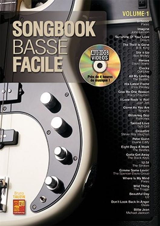 TAUZIN SONGBOOK BASSE FACILE VOL 1 AVEC DVD