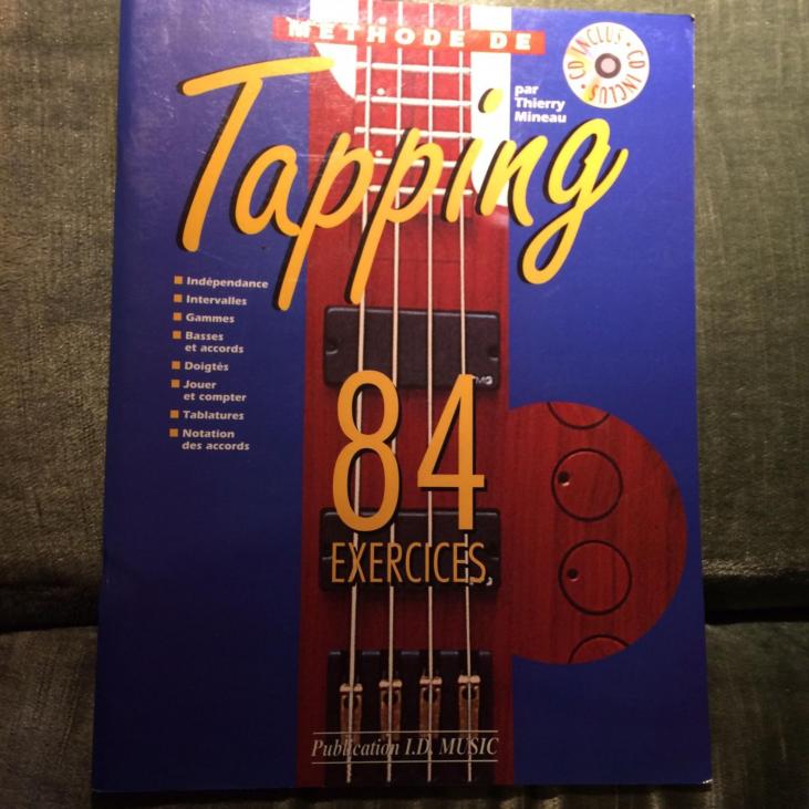 THIERRY MINEAU TAPPING 84 EXERCICES CD INCLUS BASSE