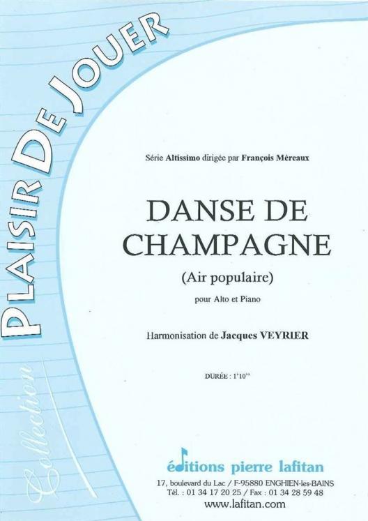 VEYRIER DANSE DE CHAMPAGNE ALTO ED FERTILE PLAINE