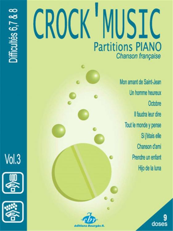 CROCK MUSIC VOL 3 SONGBOOK PIANO/CHANT