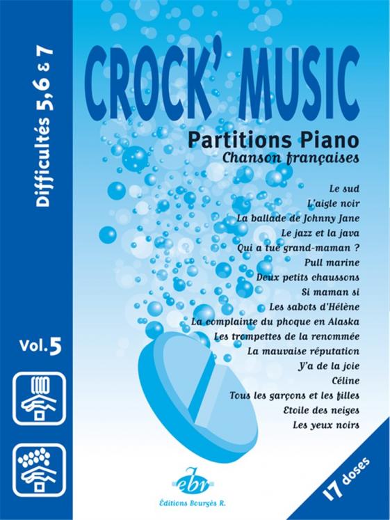CROCK MUSIC VOL 5 SONGBOOK PIANO/CHANT