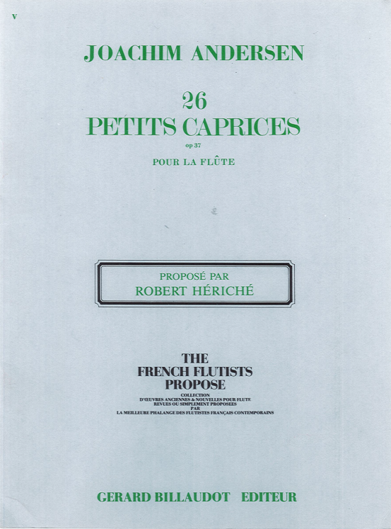 ANDERSEN - 26 PETITS CAPRICES OP37 POUR FLUTE
