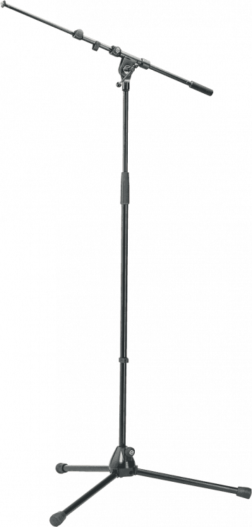 K&M 210-9 - Pied de micro Pro perche télescopique extensible : 435-745 mm