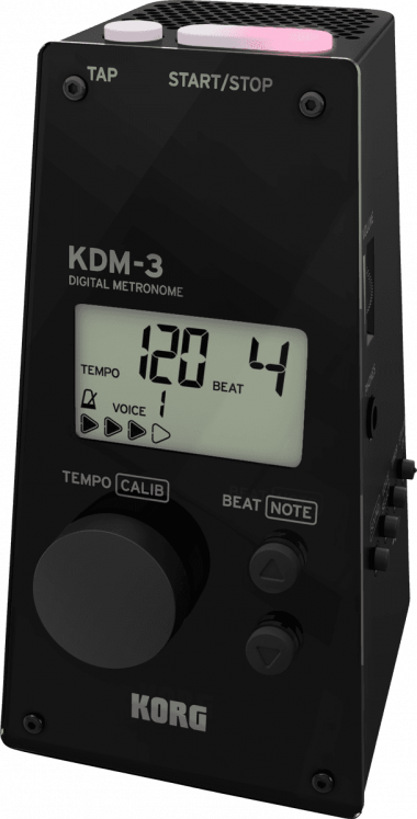 KORG KDM3BK - METRONOME NUMERIQUE NOIR - PILES INCLUSES
