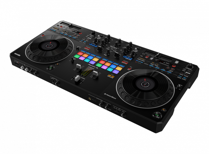PIONEER DDJ-REV5 - Contrôleur DJ de performance type scratch à 2 voies (noir)