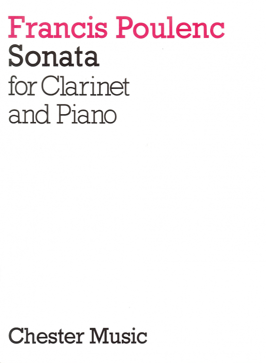 POULENC - SONATA POUR CLARINETTE ET PIANO