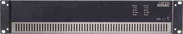 AUDAC CAP224 - Amplificateur 2 canaux - 2 x 240W / 100V