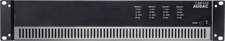 AUDAC CAP448 - Amplificateur 4 canaux - 4 x 480W / 100V