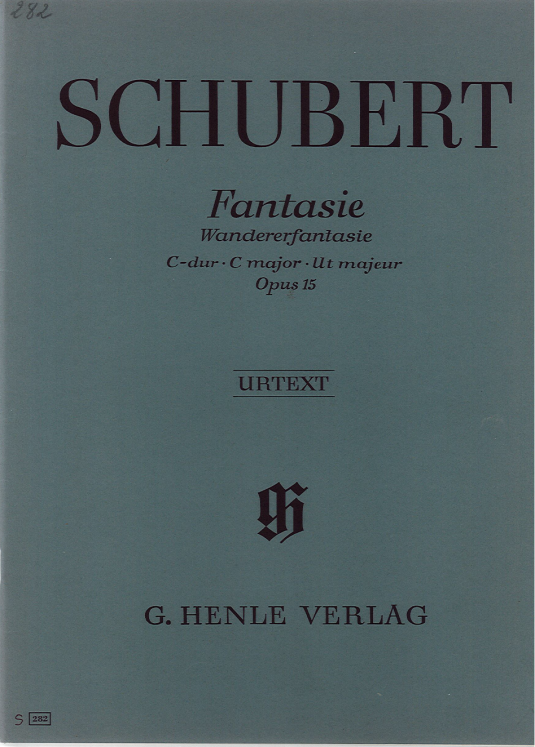 SCHUBERT - FANTASIE OPUS 15 PIANO ED HENLE VERLAG
