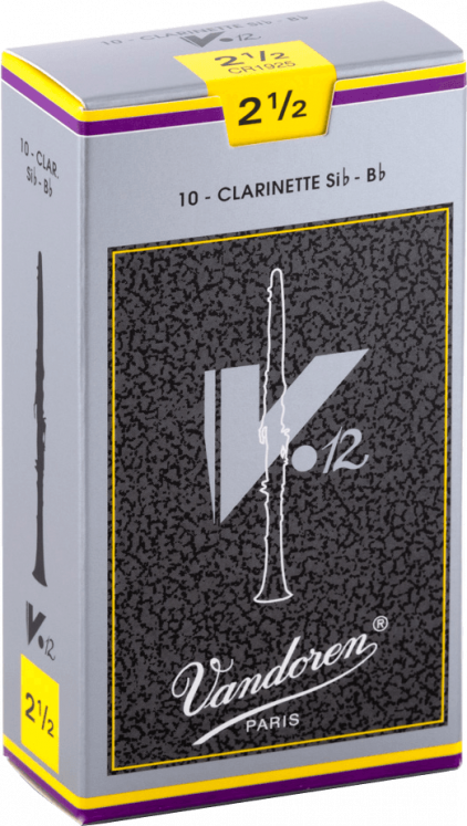 VANDOREN BOITE 10 ANCHES CLARINETTE SIb V12 N° 2,5