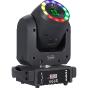 IBIZA E-SPOT100 -  LYRE DMX SPOT 100W AVEC LED RING RGB
