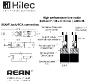 HILEC CLPRO-2JM2RCA/1,5 - H11163 - Cordon ligne 2 x Ø4mm 2 x Jack mâle / 2 x RCA avec connecteurs REAN – 1,5m