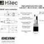 HILEC CLPRO-MJS2JM/1,5 - H11167 - CABLE JACK 3,5 STEREO / 2 JACK MALE MONO 6,35 1,50m FICHES REAN
