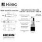 HILEC CLPROMJS2RCA/1,5 - H11165 - CABLE JACK STEREO 3,5 / 2 RCA MALE REAN 1,50M