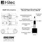 HILEC CLPRO-XMXF/20 - H11159 - CABLE MICRO XLR MALE / XLR FEMELLE 20,00m FICHES REAN