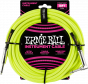 ERNIE BALL EB6085 - CABLE 5,5M JACK/JACK GAINE TISSÉE JAUNE FLUO